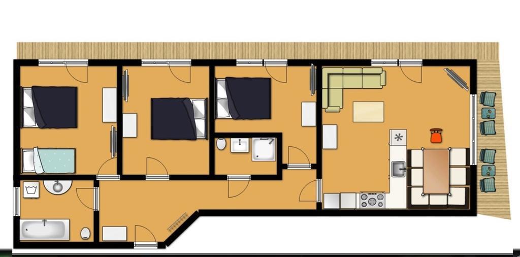 Appartement Kurz Top 1 Вестендорф Номер фото